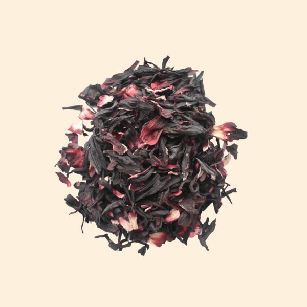 Fleurs d'Hibiscus telles qu'elles sont dans le doypack